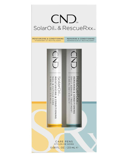 CND Essential Care Pens Duo Pack (SolarOil and RescueRXX)