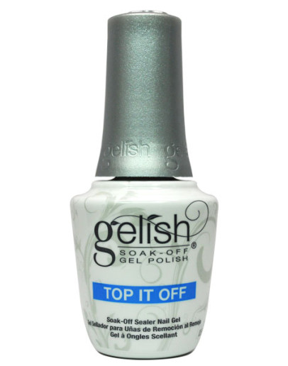 Gelish Soak OFF Gel Polish - TOP IT OFF - 15 ml. 0.5 oz